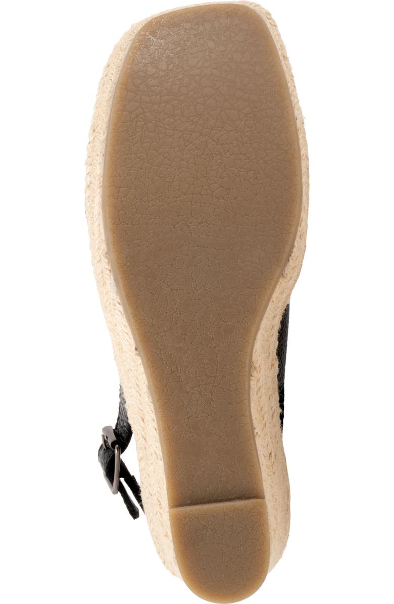 SoftWalk<sup>®</sup> Hartley Espadrille Wedge Sandal, Alternate, color, Black