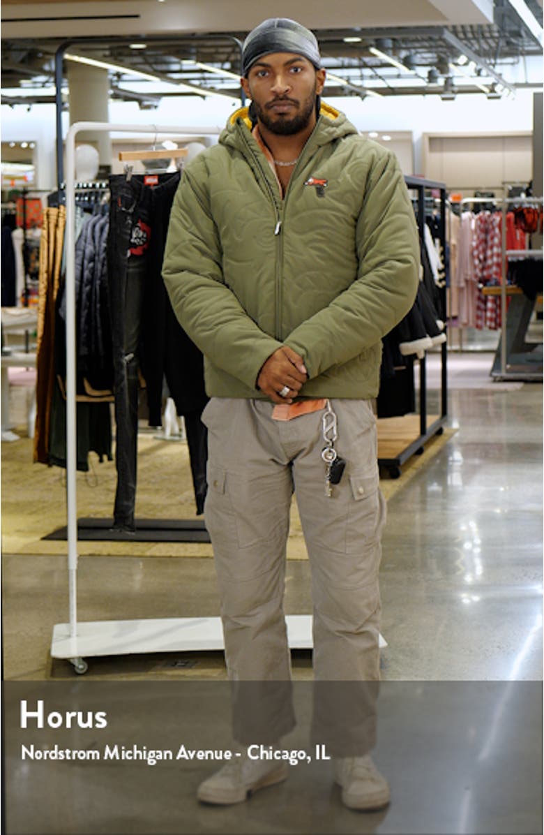 Debossed Running Dog Hooded Jacket, sales video thumbnail