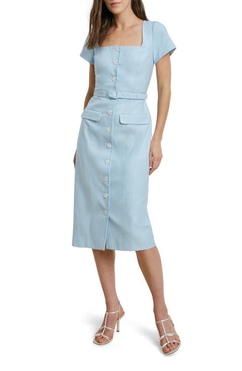 The Mademoiselle Belted Midi Dress