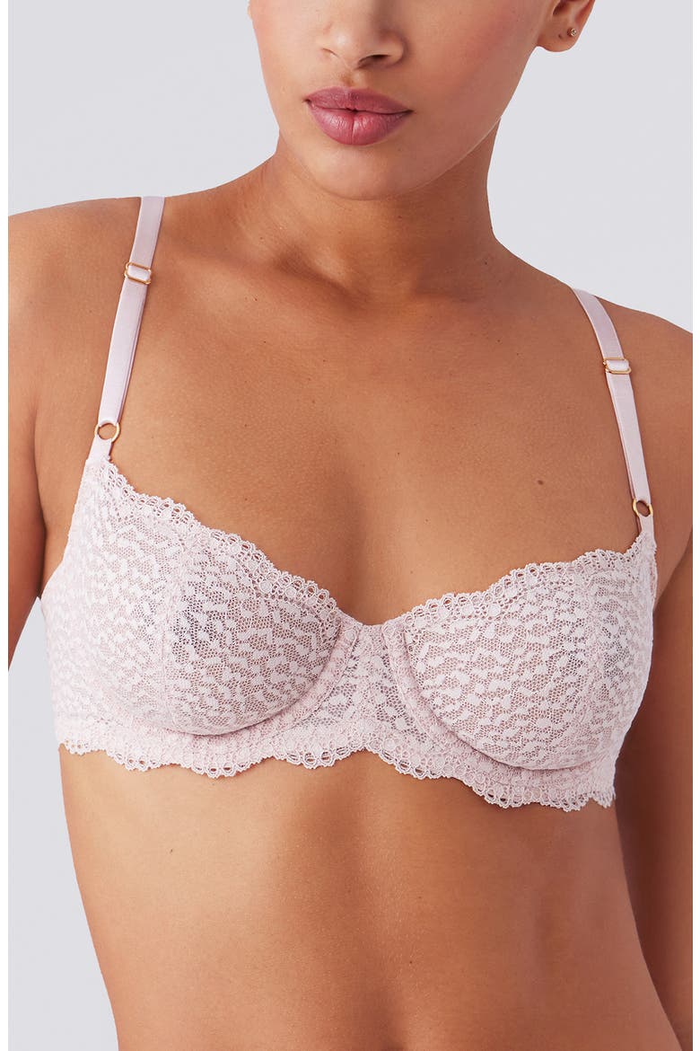 Untamed Underwire Demi Bra, Main, color, ROSE SMOKE