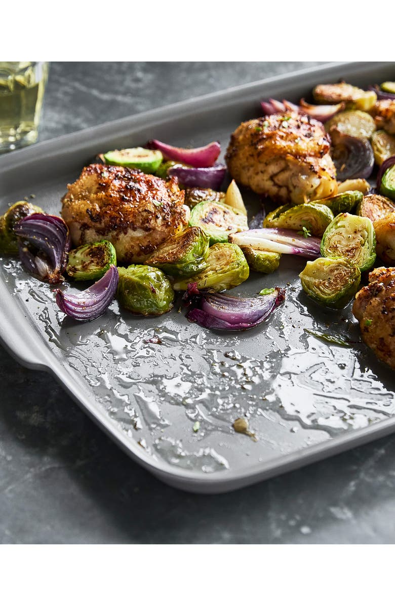 GreenPan Nonstick Aluminum Baking Sheet, Alternate, color, Grey Tones