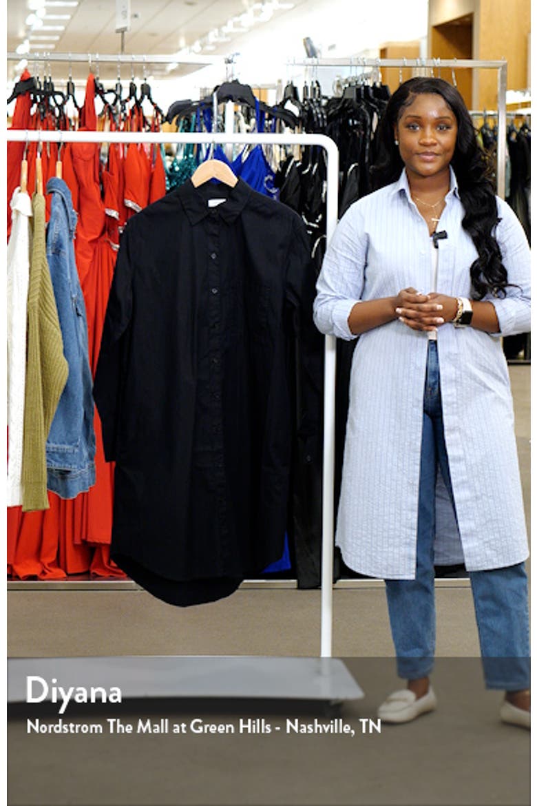 Long Sleeve High-Low Shirtdress video