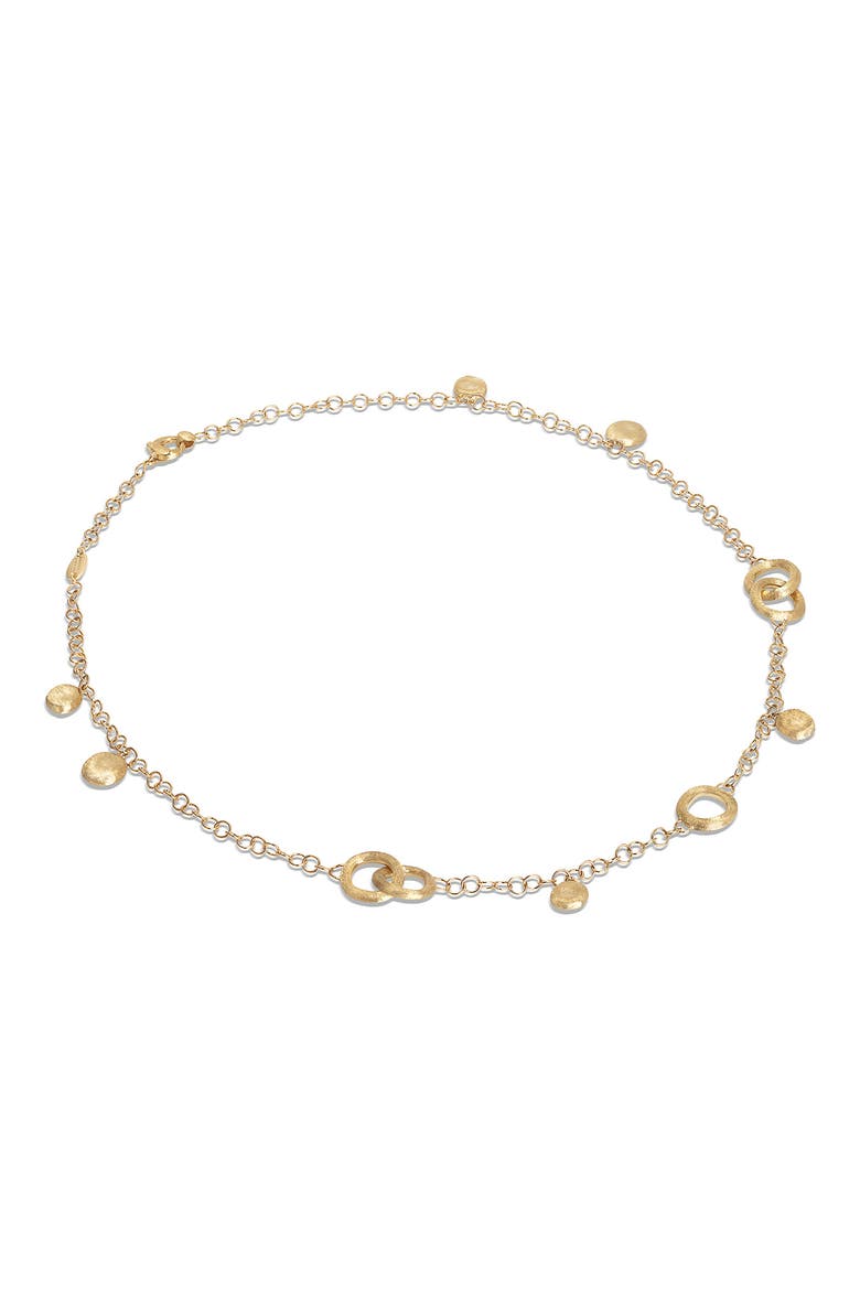 Jaipur Link Station Necklace, Main, color, YELLOW