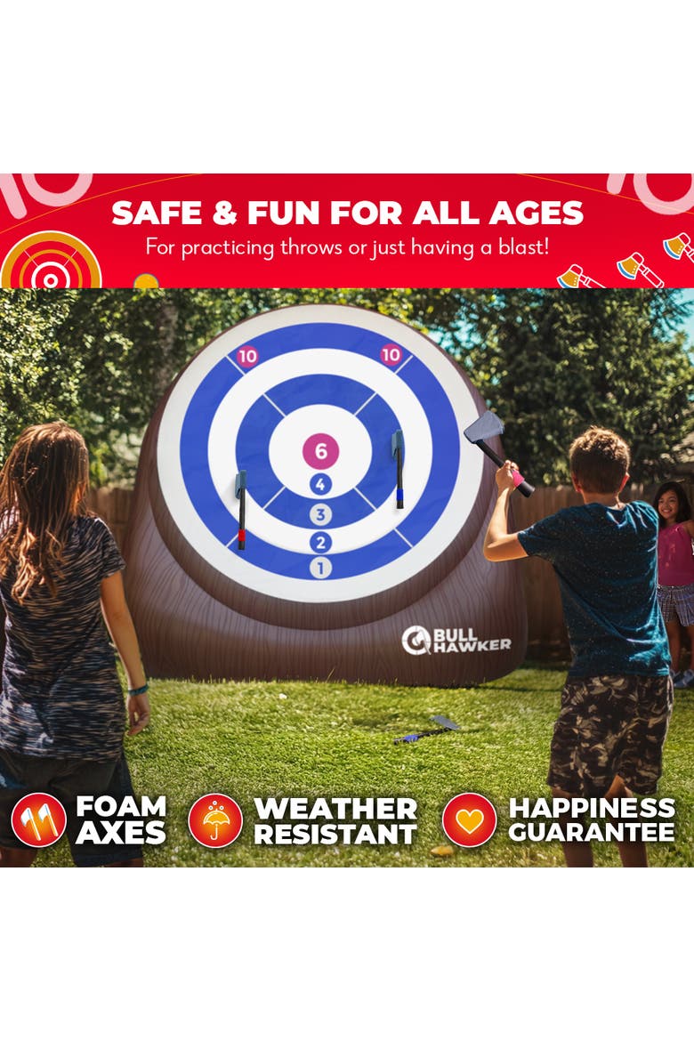 Bull Hawker | Giant Axe Darts Game, Alternate, color, Brown