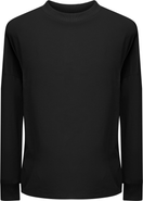 Aspect Cotton Boxy Rib Trim Long Sleeve Sweatshirt