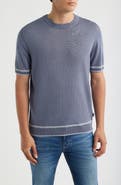 BOSS Norberto Linen Blend Short Sleeve Sweater