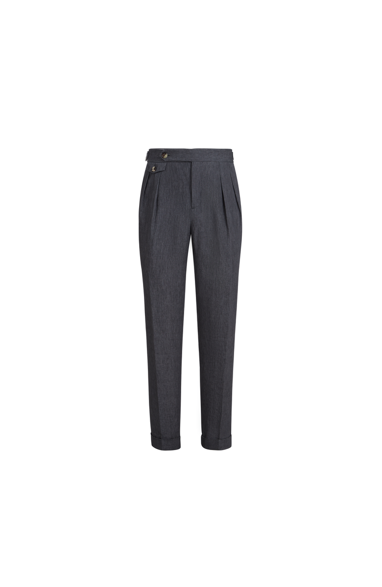 Brunello Cucinelli Tailor fit trousers, Main, color, Anthracite