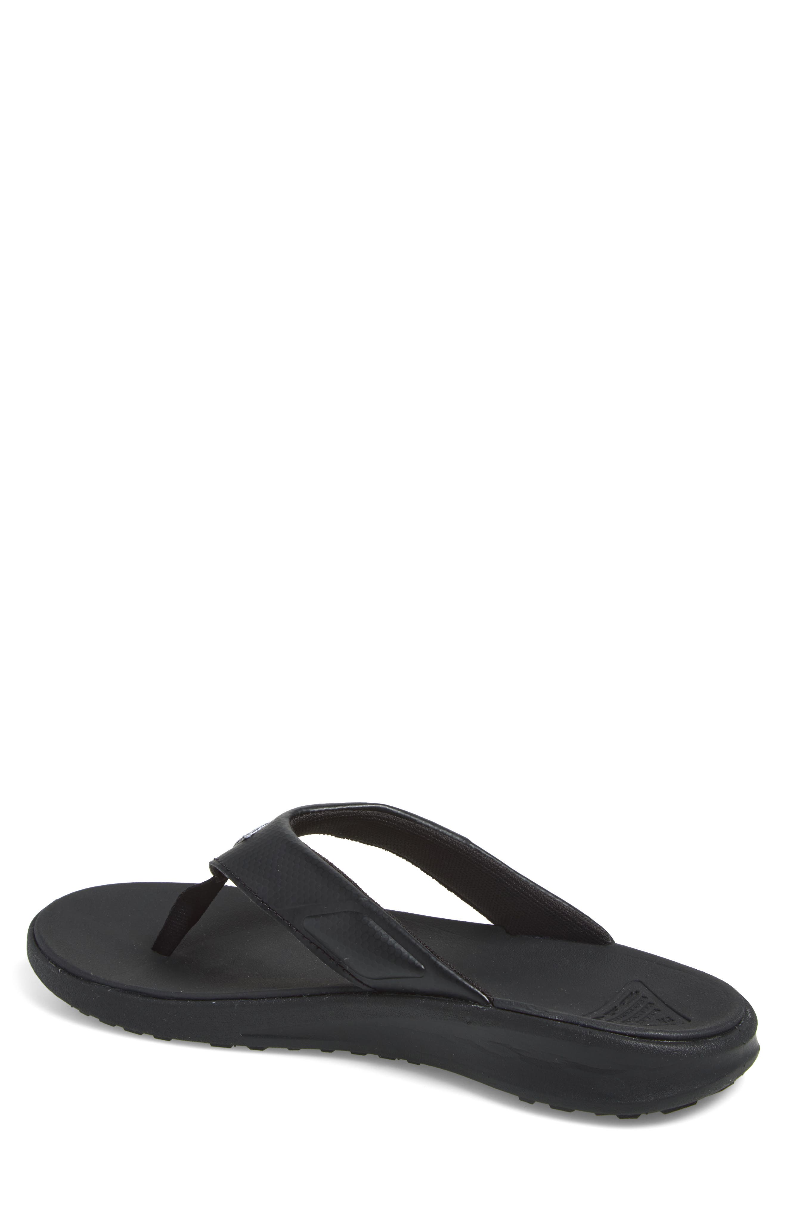 Rostra Beachcomber PFG Flip Flop, Alternate, color, BLACK TITANIUM II