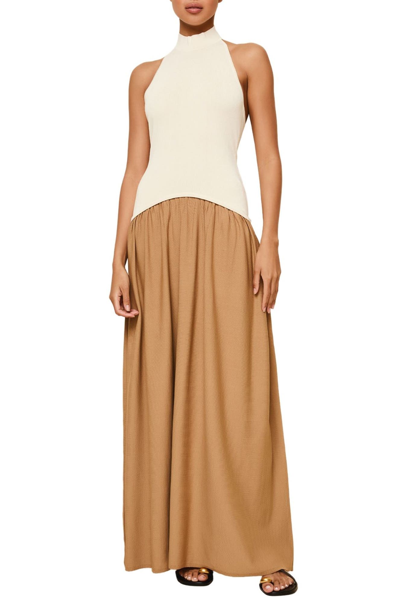The Soglio Halter Maxi Dress - image 3