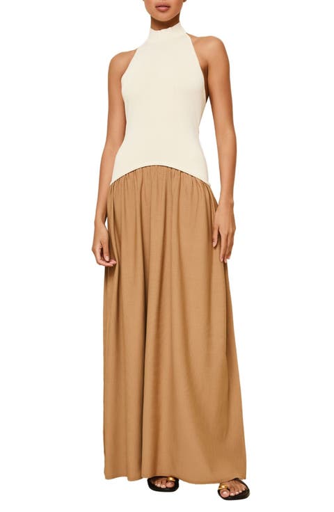 The Soglio Halter Maxi Dress
