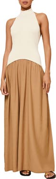 Solid & Striped The Soglio Halter Maxi Dress