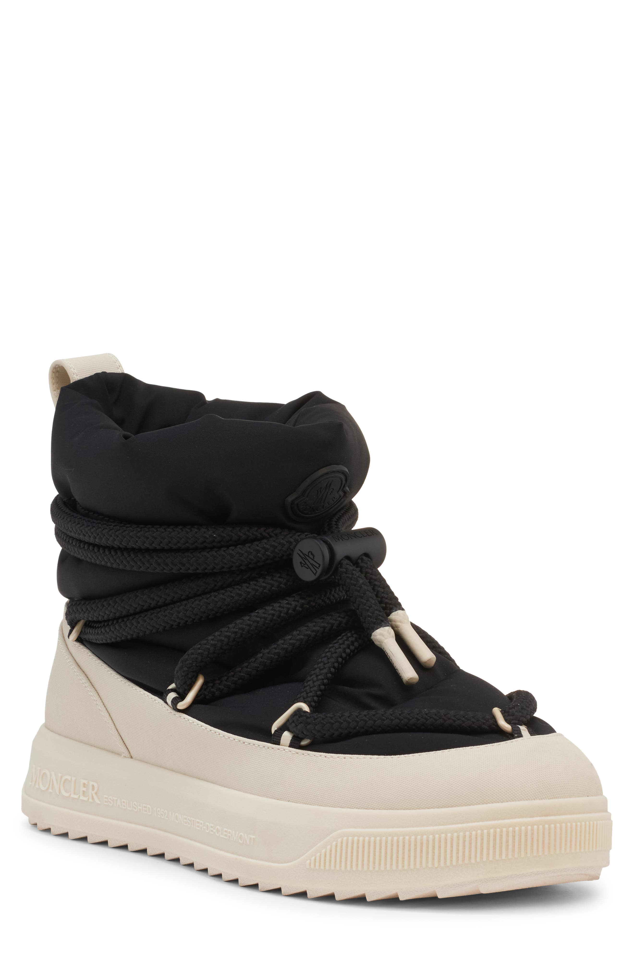 Moncler Mon-Pulse Snow Boot, Main, color, Black