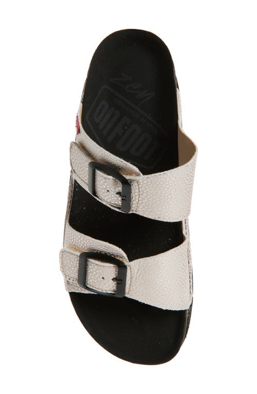 On Foot Naoshima Platform Sandal In Starlight Oro