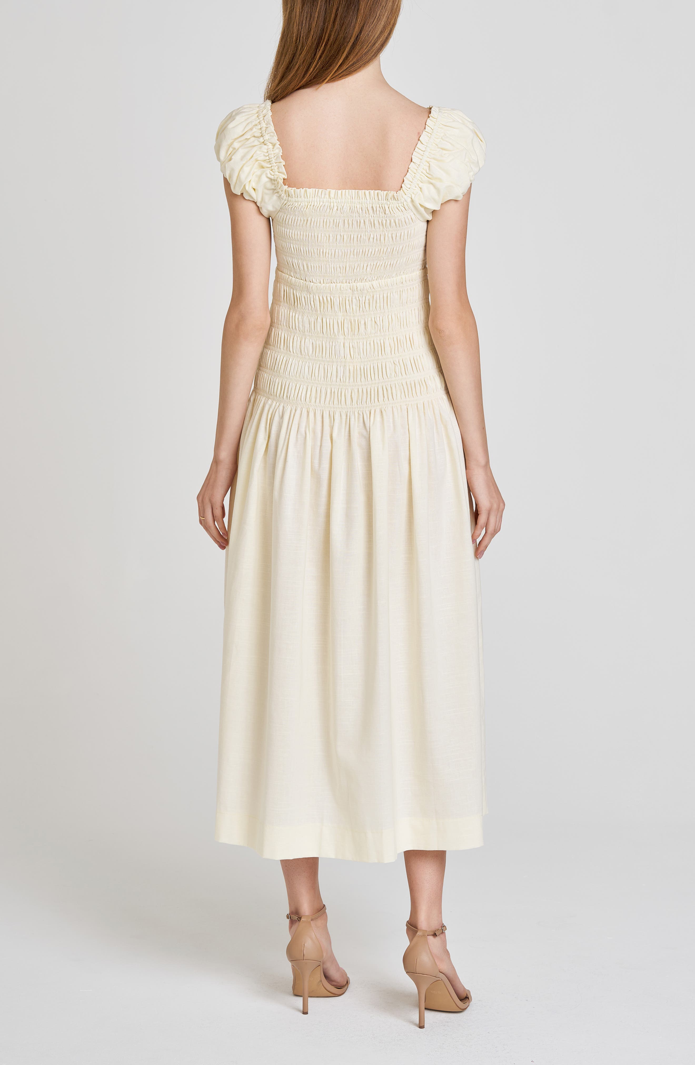 Cassidy Smock Bodice Midi Sundress - image 4