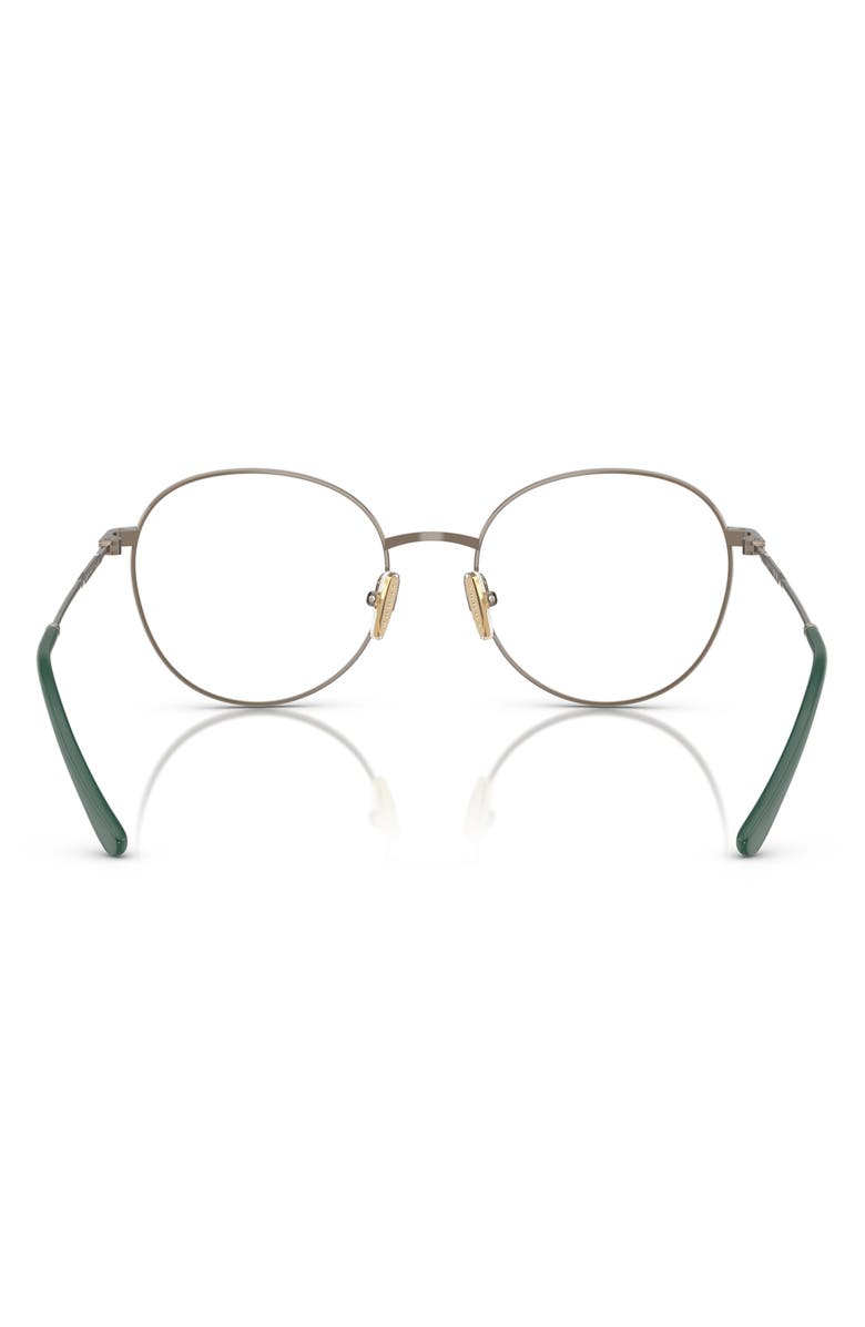 VOGUE 52mm Round Optical Glasses, Alternate, color, 