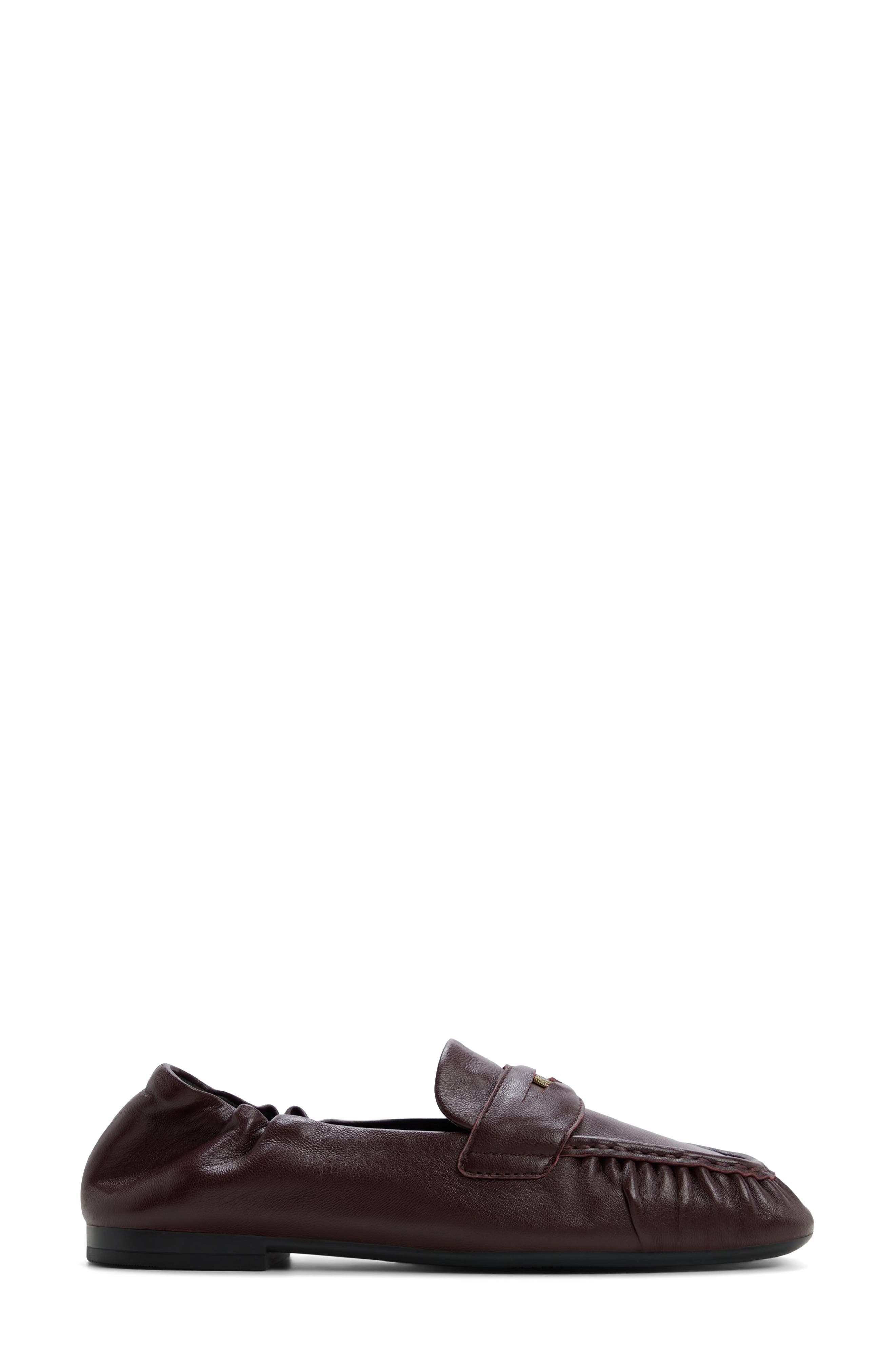 Rumi Leather Loafer, Alternate, color, WINE