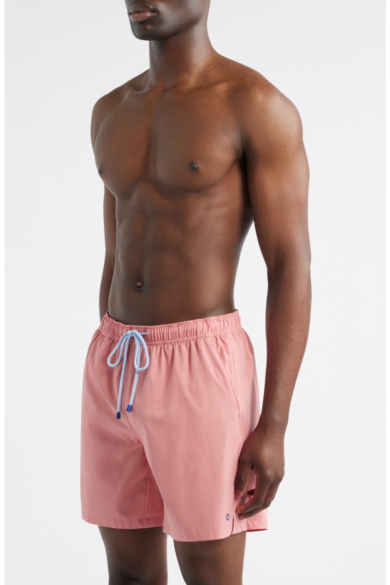 Crown Swim Trunks, Alternate, color, VENETIAN PINK