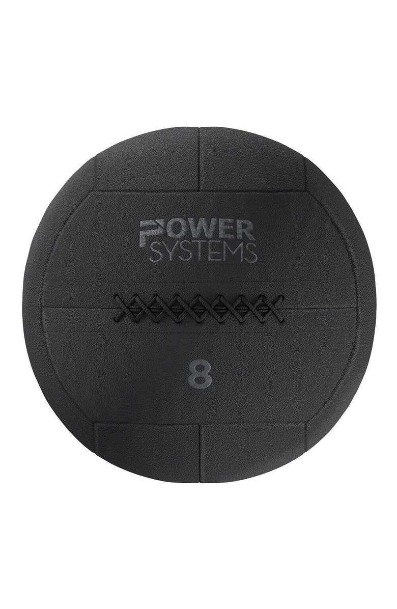 Power Systems Ballistic Ball, 14 Tough Soft-Shell Medicine Ball for Training & Fitness, Alternate, color, Black