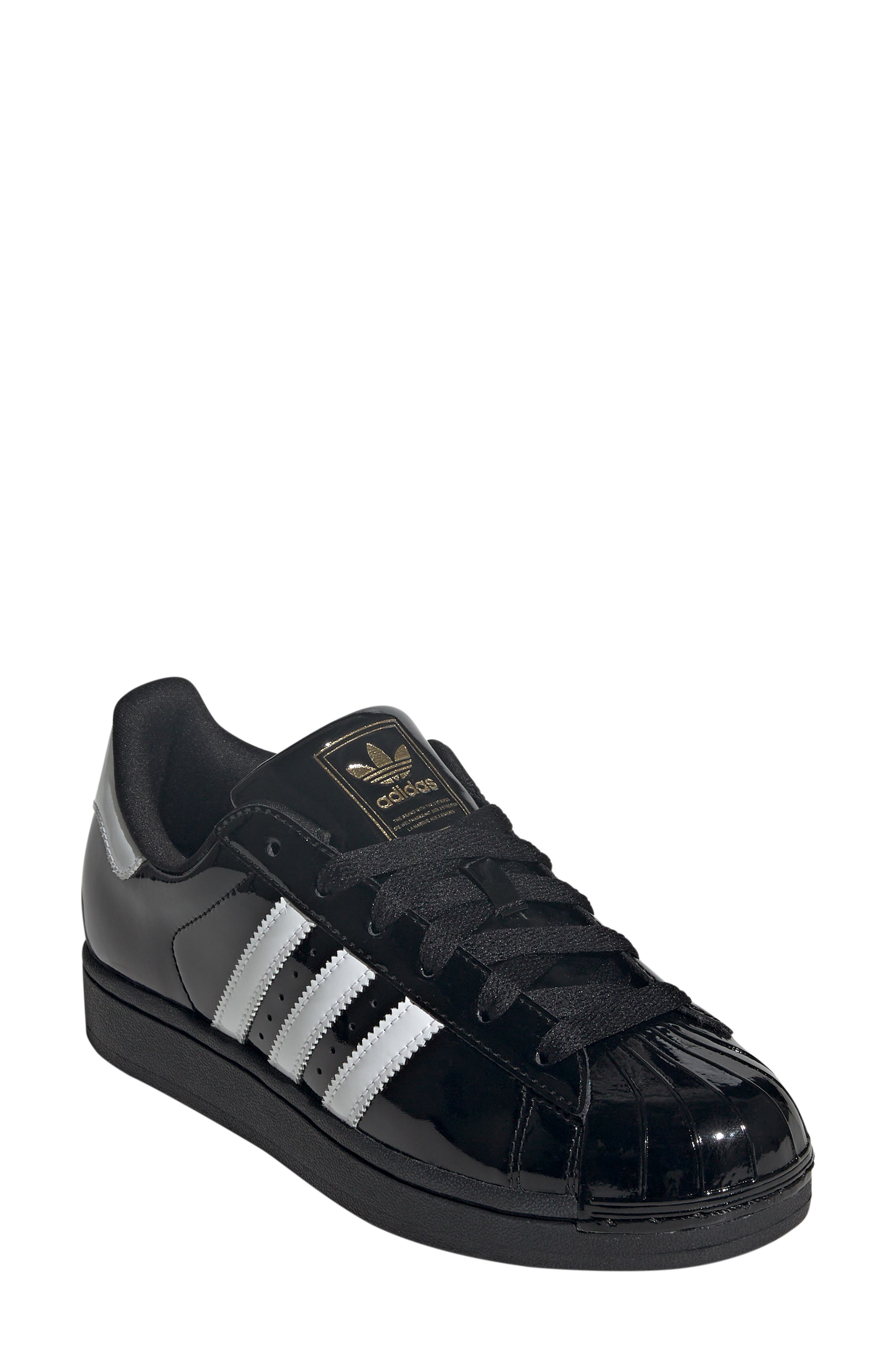 adidas Superstar II Sneaker, Main, color, Black/ White/ Gold Metallic
