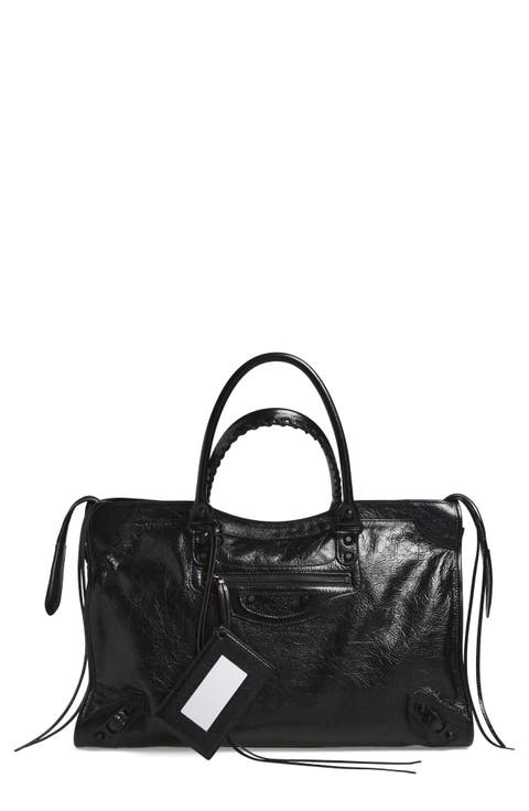 Large Le City Arena Leather Satchel