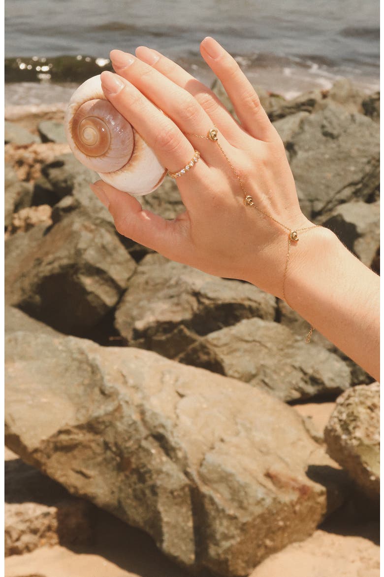 Cove Hand Chain, Alternate, color, Gold