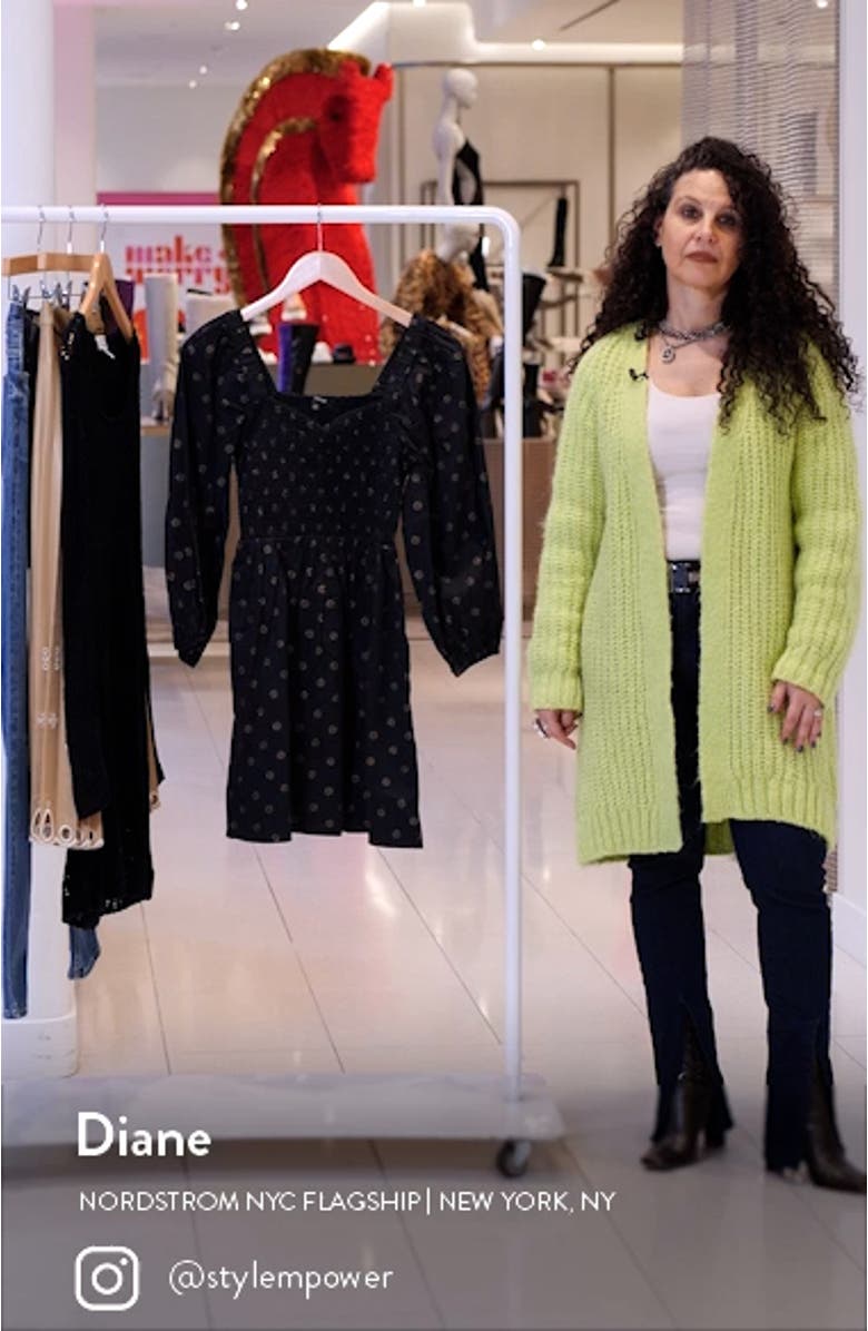 Lucie Dot Daisies Sweetheart Midi Dress, sales video thumbnail