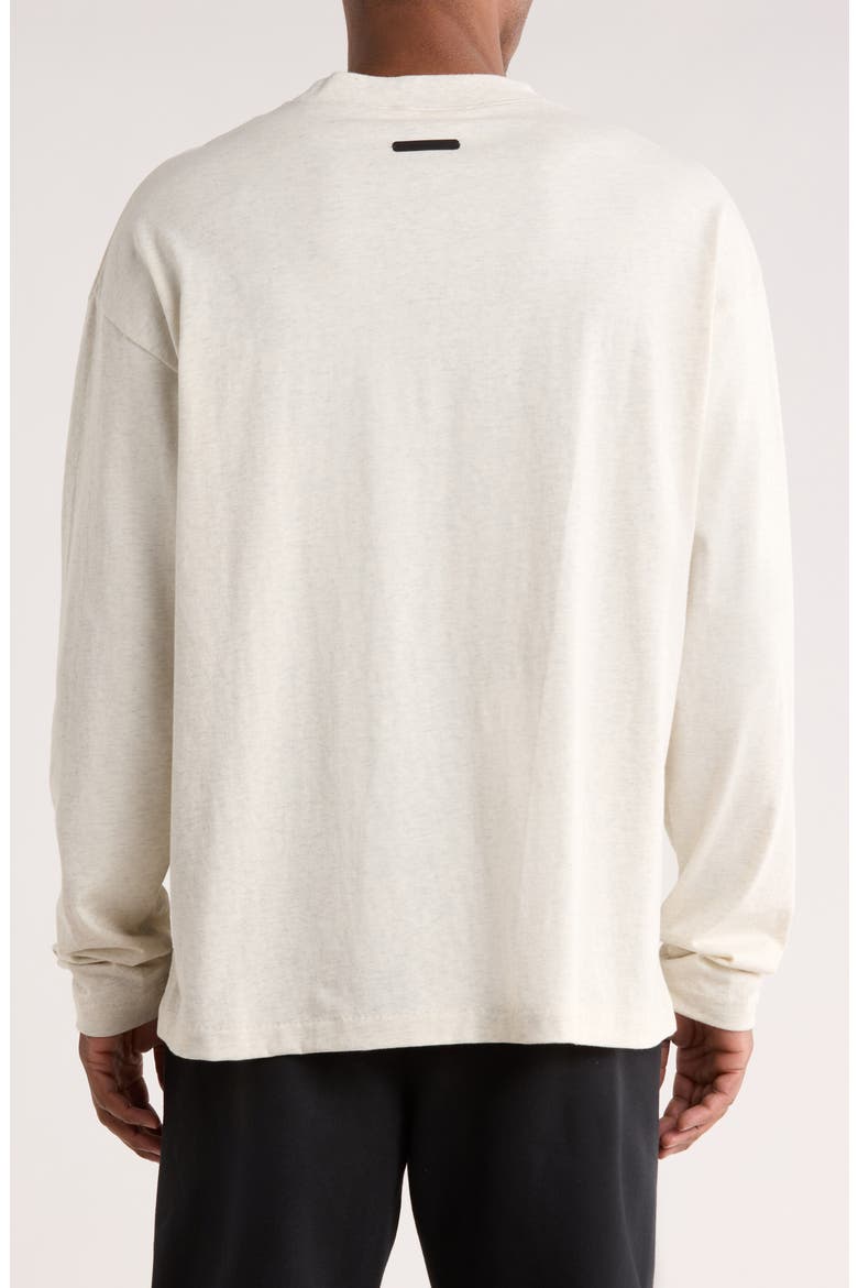 Classic Fit Long Sleeve Cotton T-Shirt, Alternate, color, OATMEAL HEATHER