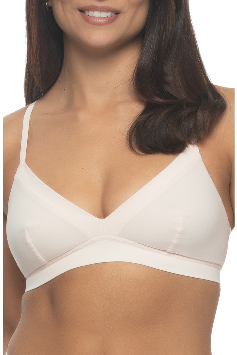 Assorted 2-Pack Stretch Cotton Bralettes, Main, color, BALLET
