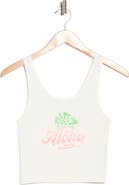 Hurley Greetings Scoop Neck Crop Tank