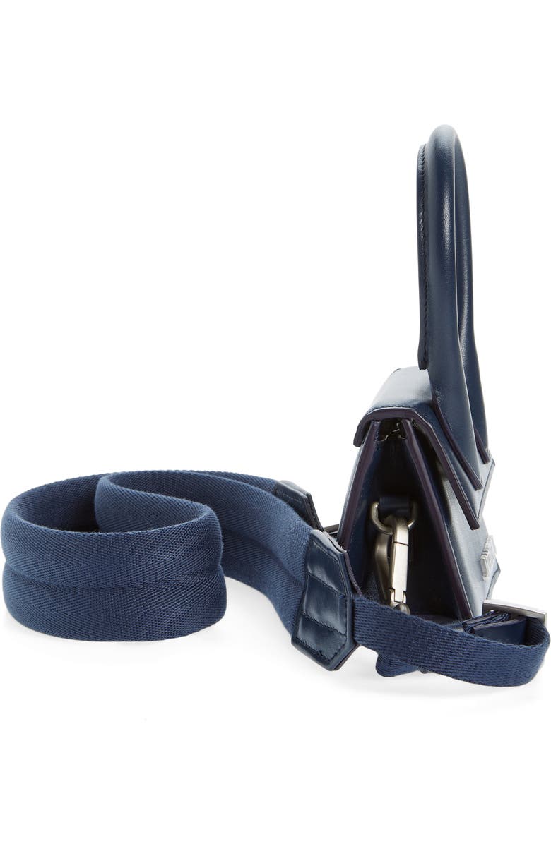Jacquemus Le Chiquito Homme Mini Leather Top Handle Bag, Alternate, color,