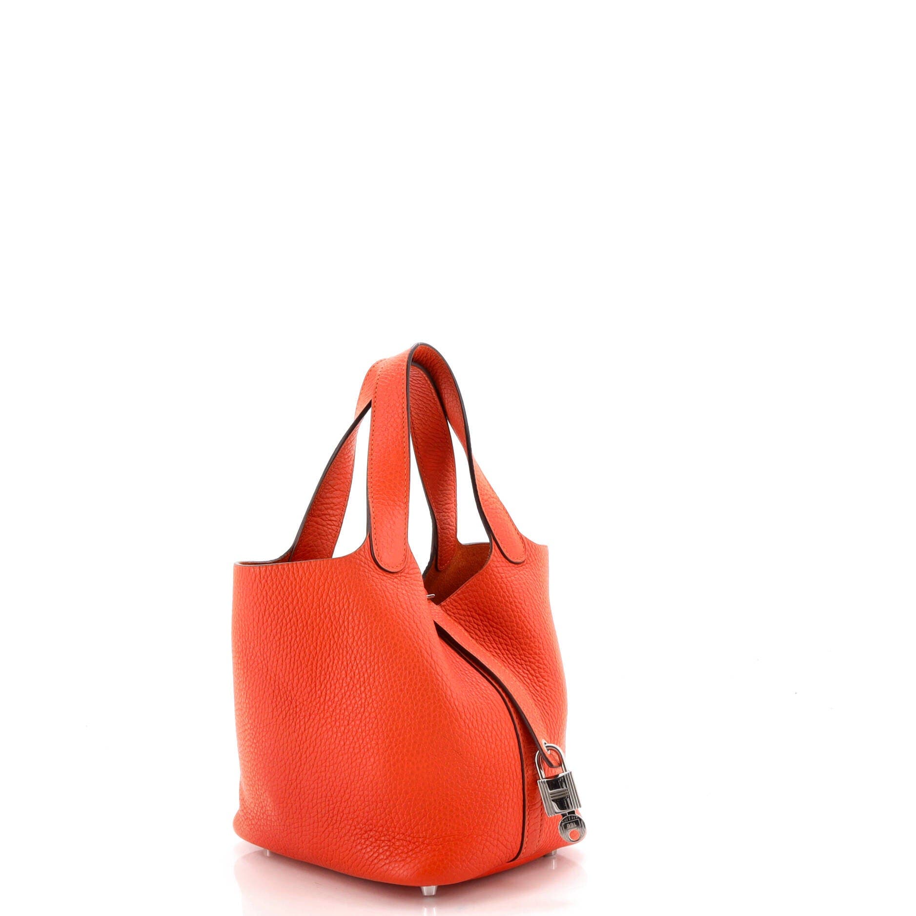 Picotin Lock Bag Clemence PM, Alternate, color, Orange