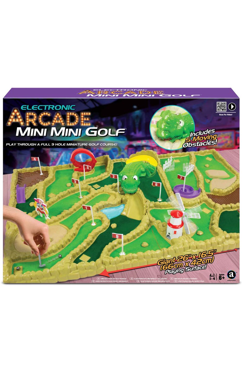 Ambassador Games Electronic Arcade Mini Mini Golf 6+, Main, color, 