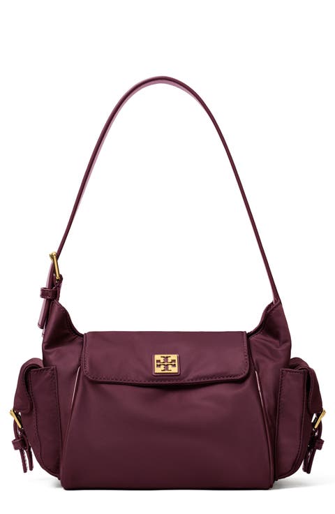Virginia Pocket Nylon Shoulder Bag
