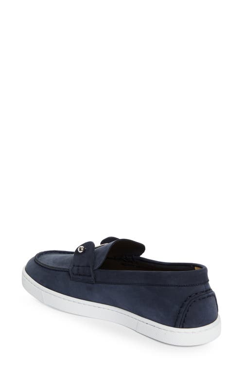 Christian Louboutin Chambeliboat Donna Boat Shoe In Marine