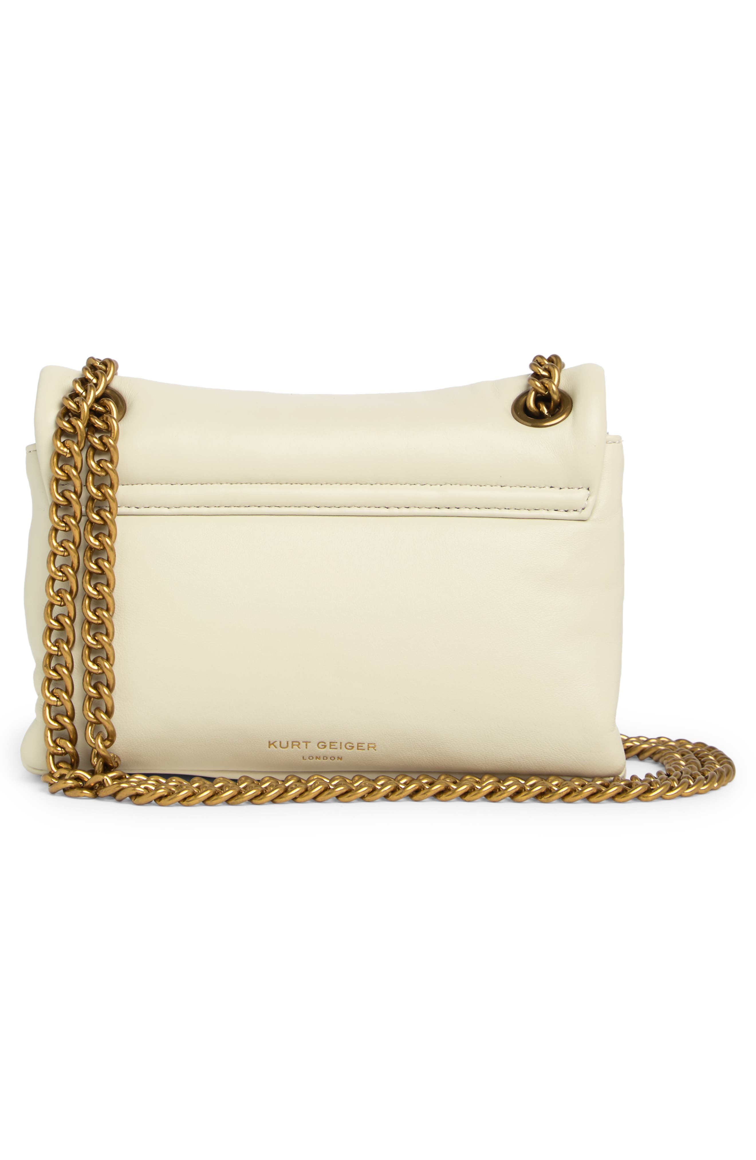 Kurt Geiger London Mini Kew Mini Leather Bag, Alternate, color, Natural