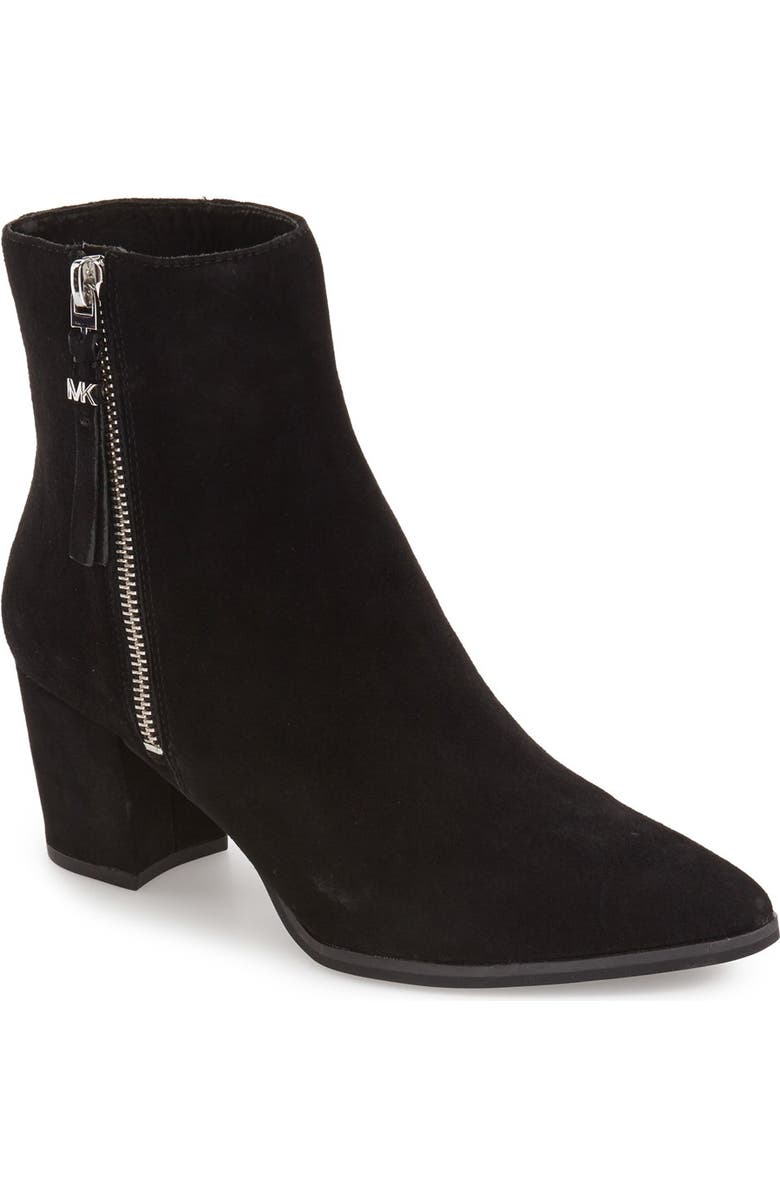 MICHAEL Michael Kors 'Dawson' Zip Bootie, Main, color,