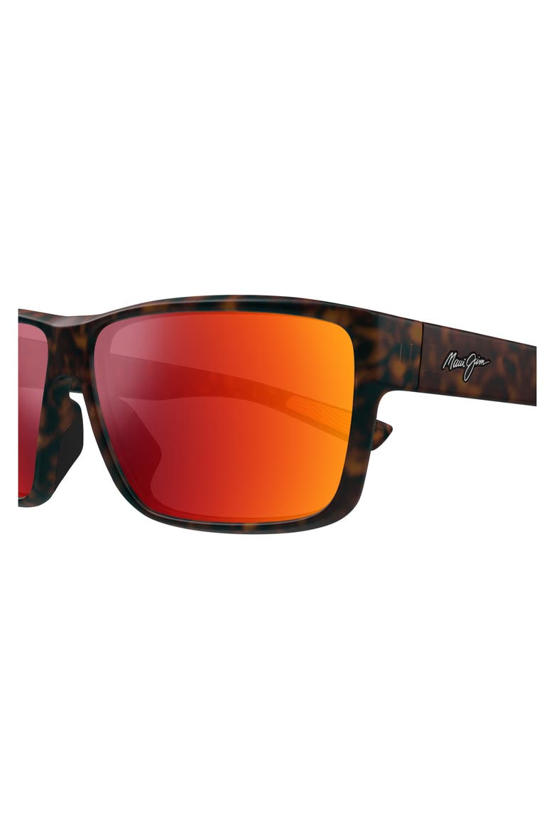 Uila 62mm PolarizedPlus2® Oversize Rectangular Sunglasses, Alternate, color, BROWN/ HAWAII LAVA