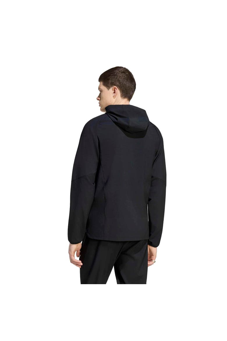 Men's adidas  Black Liverpool Tiro Travel Full-Zip Windbreaker, Alternate, color, Black