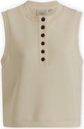 Varley Marla Button Placket Tank