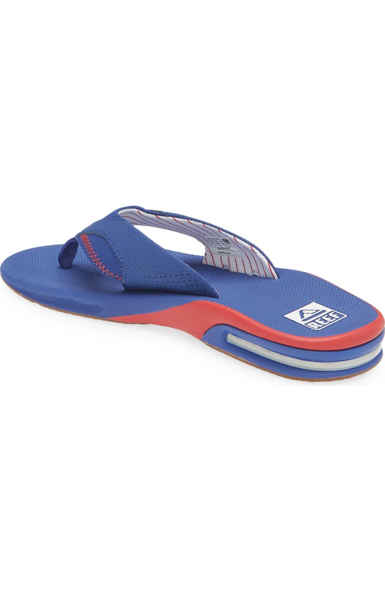 Reef Men's REEF Philadelphia Phillies Fanning Bottle Opener Sandals, Alternate, color,