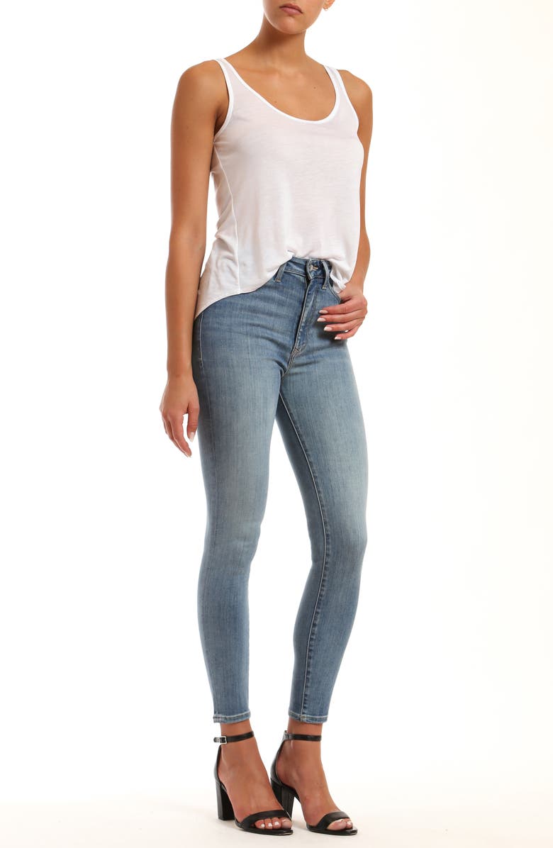 Mavi Jeans Scarlett SuperSoft High Waist Ankle Skinny Jeans, Alternate, color, 