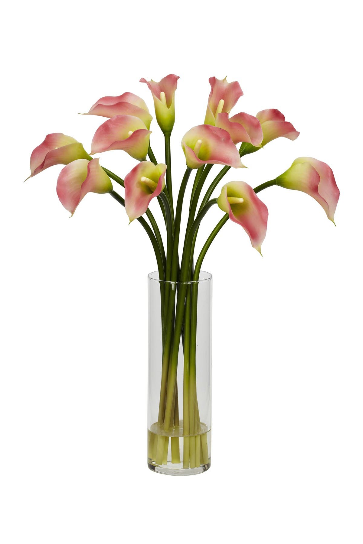 NEARLY NATURAL Mini Calla Lily Silk Flower Arrangement | Nordstromrack