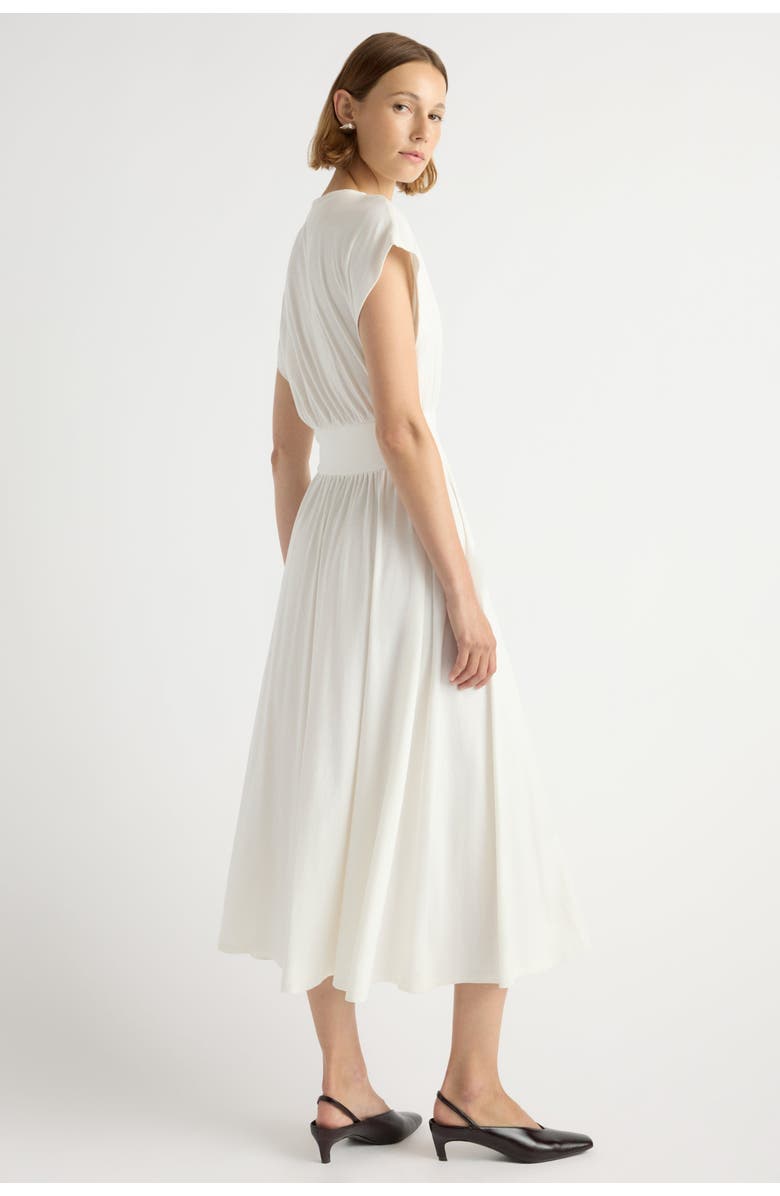 Modern Citizen Prima Jersey Midi Dress, Main, color, White