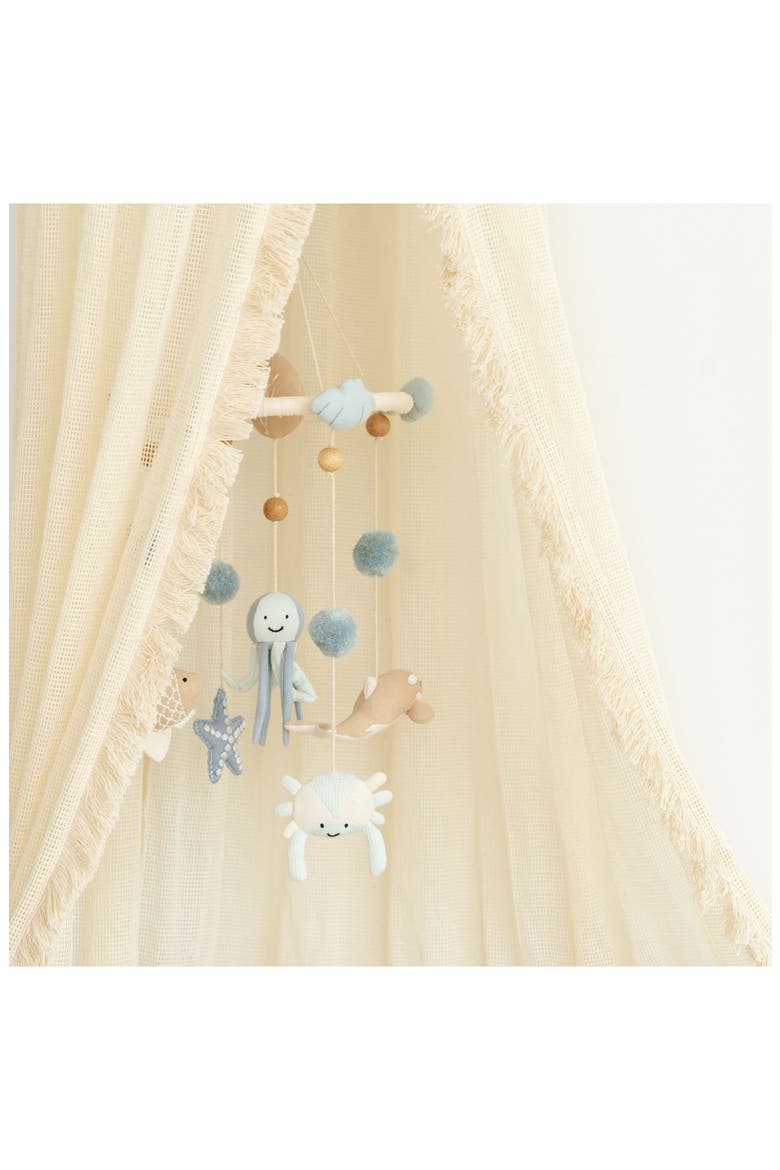 Cove Ocean Life Hanging Mobile, Alternate, color, BLUE