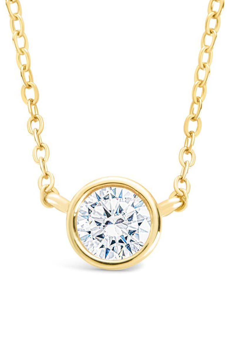 Round Cubic Zirconia Pendant Necklace video