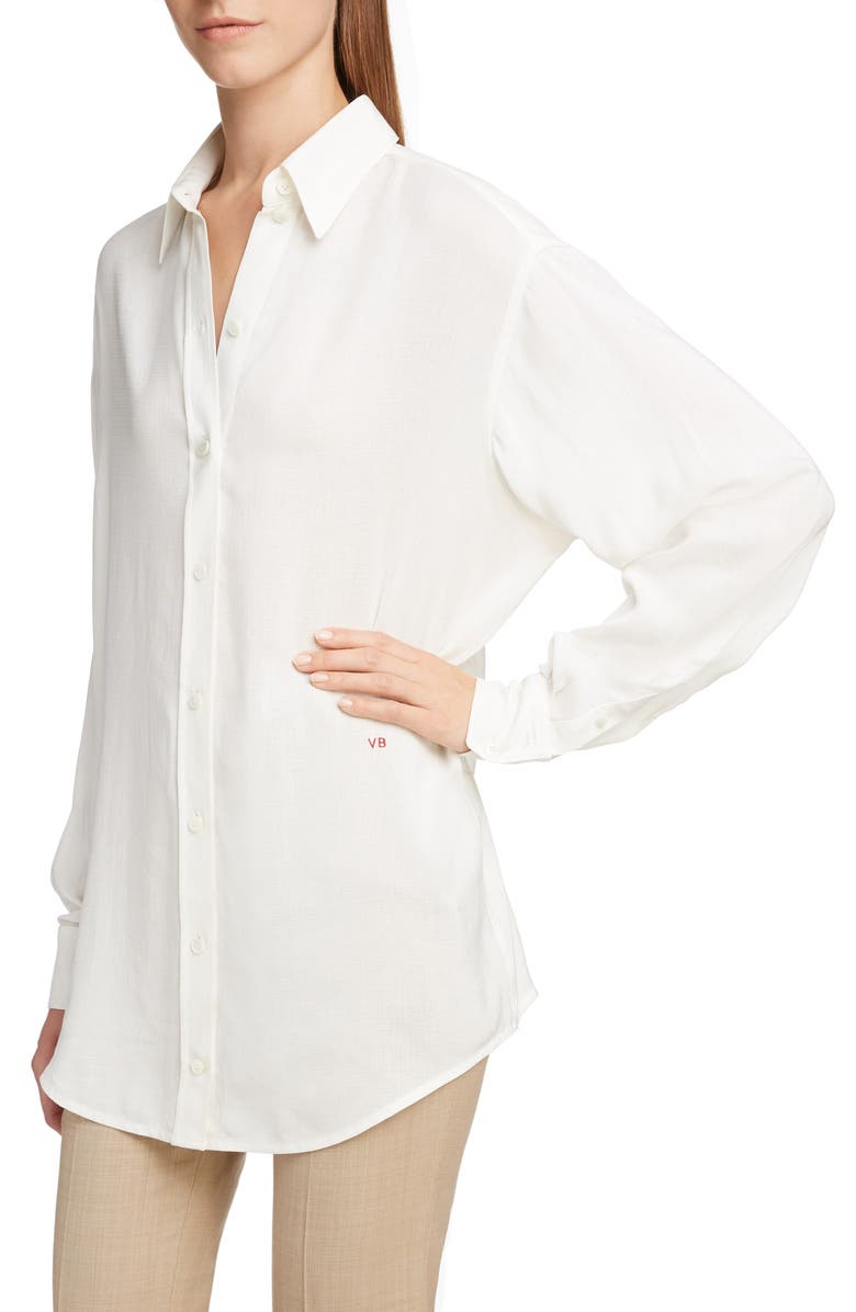 Victoria Beckham Slash Back Blouse, Alternate, color,