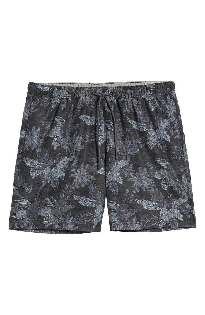 Tommy Bahama Naples Coast Faded Palms Classic Fit Swim Trunks, Alternate, color, 