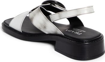 サンダル・ミュール PRADA 'Prada Re-Edition 1996' sandals Prada Re-Edition 1996 Crisscross Calfskin Leather Sandal