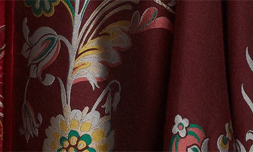 Etro Floral Jacquard Cape In Multi
