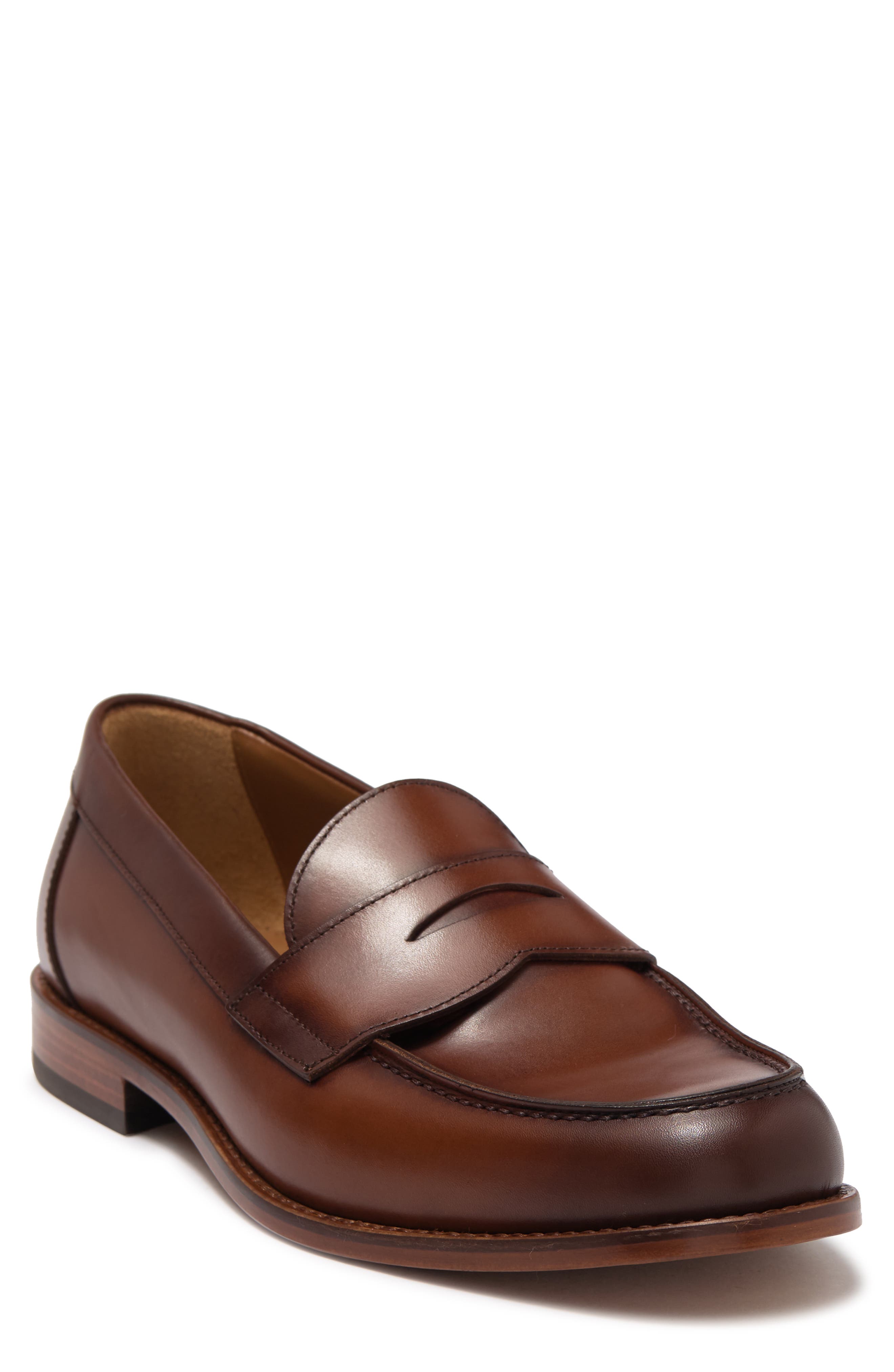 ANTONIO MAURIZI Leather Penny Loafer (Men) | Nordstromrack